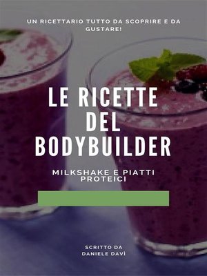 cover image of Le ricette del bodybuilder
